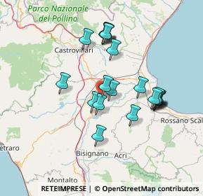 Mappa Piazza della Repubblica, 87019 Spezzano Albanese CS, Italia (14.0325)