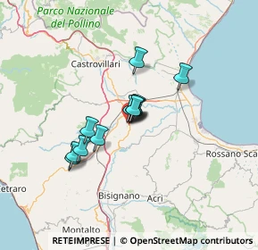 Mappa Contrada Serralto snc, 87040 Spezzano albanese CS, Italia (9.41333)