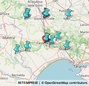 Mappa Via Spineto Montecamplo, 74011 Castellaneta TA, Italia (15.00938)