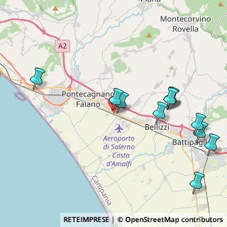 Mappa Strada Statale 18 km 67.300, 84090 Pontecagnano Faiano SA, Italia (5.10455)