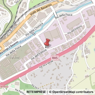 Mappa Via della edilizia, 85100 Potenza, Potenza (Basilicata)