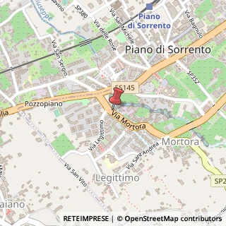 Mappa Via Mortora, 26, 80063 Piano di Sorrento, Napoli (Campania)