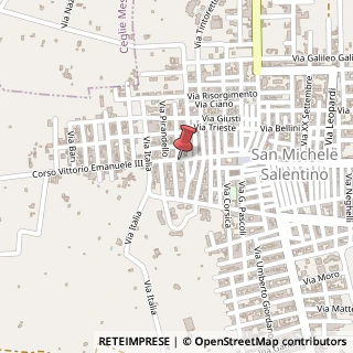 Mappa Corso Vittorio Emanuele III, 45, 72018 San Michele Salentino, Brindisi (Puglia)