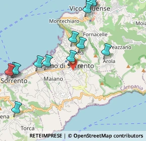 Mappa Via Gennaro Maresca, 80063 Piano di Sorrento NA, Italia (2.69071)