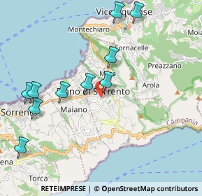 Mappa Via Gennaro Maresca, 80063 Piano di Sorrento NA, Italia (2.55545)