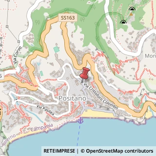 Mappa Piazza dei Mulini, 6, 84017 Positano, Salerno (Campania)