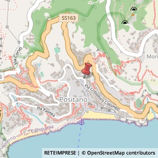 Mappa Via Cristoforo Colombo, 69, 84017 Positano, Salerno (Campania)