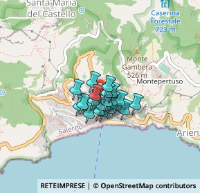 Mappa Piazza dei Mulini, 84017 Positano SA, Italia (0.227)