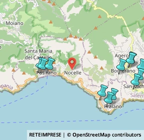 Mappa Via Nocelle, 84017 Positano SA, Italia (2.87917)