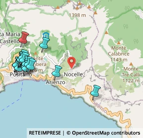 Mappa Via Nocelle, 84017 Positano SA, Italia (1.4305)