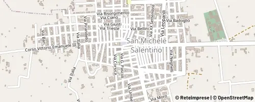 Mappa San Michele Salentino