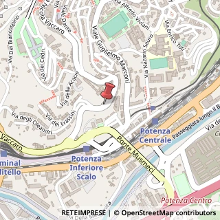 Mappa Via Nicola Vaccaro,  368, 85100 Potenza, Potenza (Basilicata)