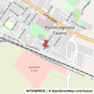 Mappa Via Firenze, 31, 84098 Pontecagnano Faiano, Salerno (Campania)