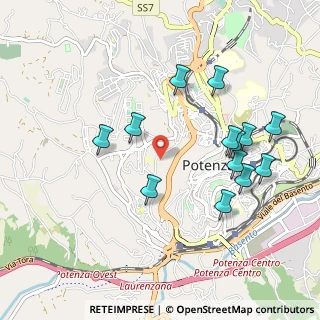 Mappa Via Verderuolo Inferiore, 85100 Potenza PZ, Italia (1.08)