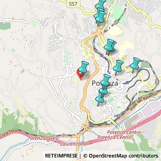 Mappa Via Verderuolo Inferiore, 85100 Potenza PZ, Italia (1.12909)