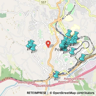 Mappa Via Verderuolo Inferiore, 85100 Potenza PZ, Italia (1.01188)