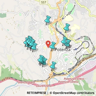 Mappa Via Verderuolo Inferiore, 85100 Potenza PZ, Italia (0.91)