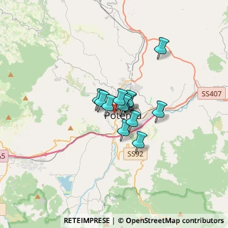 Mappa Via Verderuolo Inferiore, 85100 Potenza PZ, Italia (1.84385)