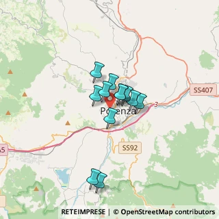 Mappa Via Verderuolo Inferiore, 85100 Potenza PZ, Italia (2.385)