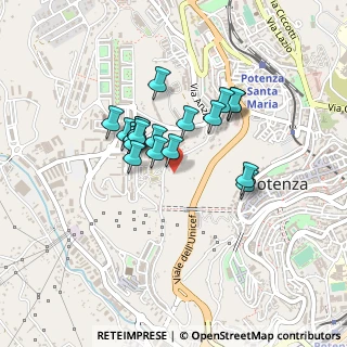 Mappa Via Verderuolo Inferiore, 85100 Potenza PZ, Italia (0.347)