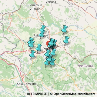 Mappa Via Verderuolo Inferiore, 85100 Potenza PZ, Italia (9.40833)