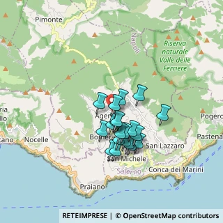 Mappa Via Locoli, 80051 Agerola NA, Italia (1.3995)