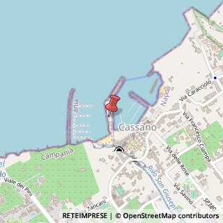 Mappa Via Marina di Cassano, 40, 80063 Piano di Sorrento, Napoli (Campania)