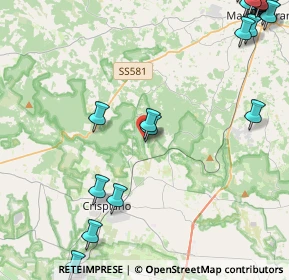 Mappa Località Caselle Serri, 74012 Crispiano TA, Italia (7.252)