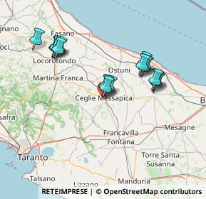 Mappa Via Sacerdote Mastro, 72013 Ceglie Messapica BR, Italia (15.03125)