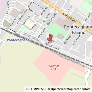 Mappa Via Aldo Moro, 84098 Pontecagnano Faiano, Salerno (Campania)