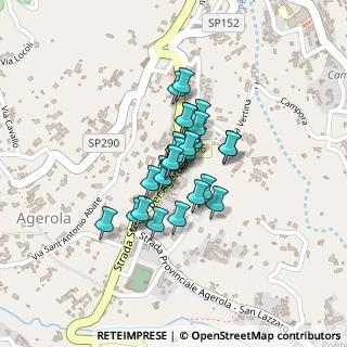 Mappa Via Vertina, 80051 Agerola NA, Italia (0.11852)