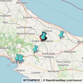Mappa Via Della Vasca, 72013 Ceglie Messapica BR, Italia (7.85083)