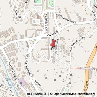 Mappa Via Anzio,  27, 85100 Potenza, Potenza (Basilicata)