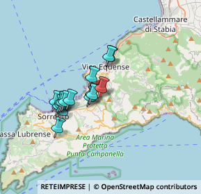 Mappa Via Tommaso Astarita, 80062 Meta NA, Italia (2.84688)