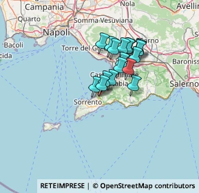 Mappa Via Tommaso Astarita, 80062 Meta NA, Italia (10.85833)