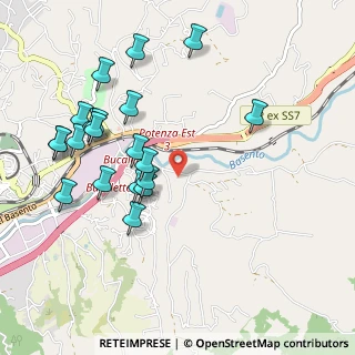 Mappa Contrada Bucaletto Sede operativa: Via macchia, 85100 Potenza PZ, Italia (1.153)