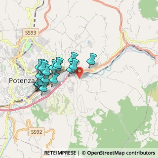 Mappa Contrada Bucaletto Sede operativa: Via macchia, 85100 Potenza PZ, Italia (1.894)