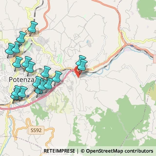 Mappa Contrada Bucaletto Sede operativa: Via macchia, 85100 Potenza PZ, Italia (2.89944)