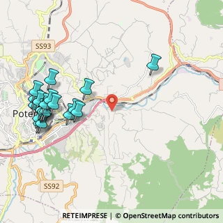 Mappa Contrada Bucaletto Sede operativa: Via macchia, 85100 Potenza PZ, Italia (2.7115)