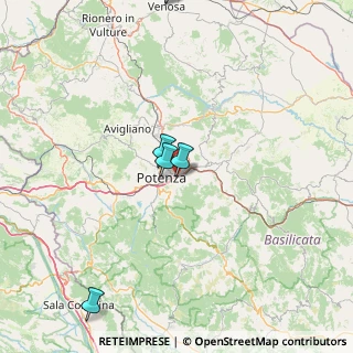 Mappa Contrada Bucaletto Sede operativa: Via macchia, 85100 Potenza PZ, Italia (57.1305)