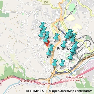 Mappa Via F. Tammone, 85100 Potenza PZ, Italia (0.89)
