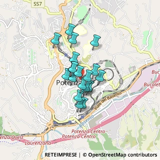 Mappa Via Vincenzo D'Errico, 85100 Potenza PZ, Italia (0.5935)