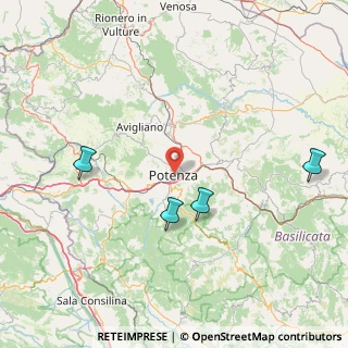 Mappa Via Vincenzo D'Errico, 85100 Potenza PZ, Italia (51.90333)