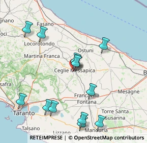 Mappa Via Sacerdote Paolo Lisi, 72013 Ceglie Messapica BR, Italia (18.35692)