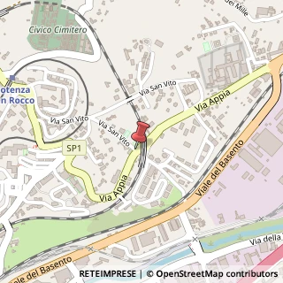Mappa Strada comunale s. vito, 85100 Potenza, Potenza (Basilicata)