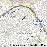 Mapa Brindisi