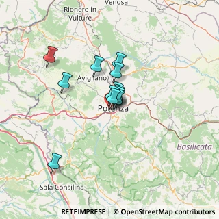 Mappa PALAZZO UNGARO, 85100 Potenza PZ, Italia (8.85231)