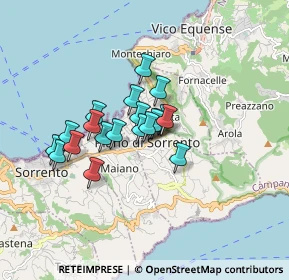 Mappa Traversa 2 San Michele, 80063 Piano di Sorrento NA, Italia (1.241)