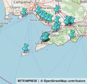 Mappa Viale dei Pini, 80065 Sant'Agnello NA, Italia (15.055)