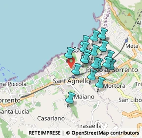 Mappa Viale dei Pini, 80065 Sant'Agnello NA, Italia (0.7525)